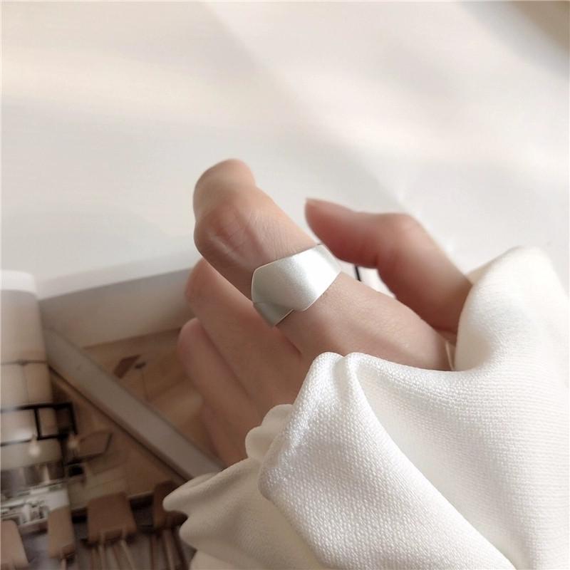 Korean-Style Geometric Open Ring for Women, Retro & Unisex Index Finger Ring