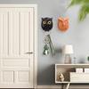 Creative Winking Owl Magnetic Key Hook Adhesive Sticker Key Storage Door Wall Kitchen Bedroom Storage Funny Gift Kids Room Decor