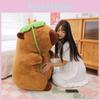 Capybara Lotus Leaf Plush Toy Soft Stuffed Animal Dolls Kids Birthday Gifts