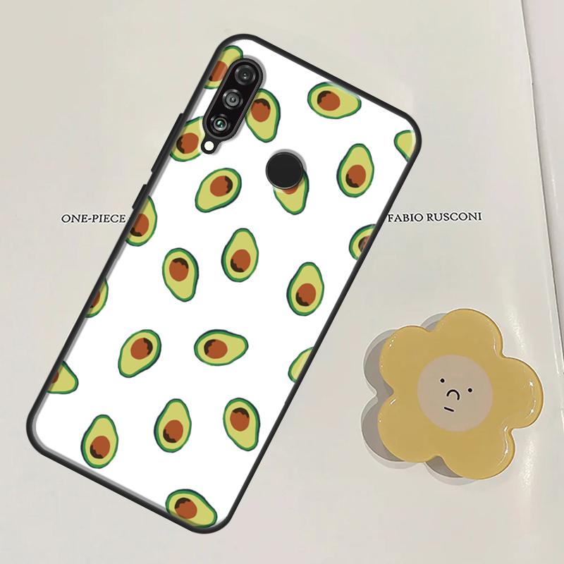 СМЕШНОЙ АВОКАДО Улыбка ШУТКА Для Huawei Nova Y60 Y70 Y90 Y61 Y91 3i 7i 8i 11i Nova 9 10 SE 11 Pro P20 P40 P30 Lite Чехол