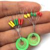 Tool Colorful Rubber Float Rubber Space Beans Fishing Float Fishing Bobber Oval Floating Stopper