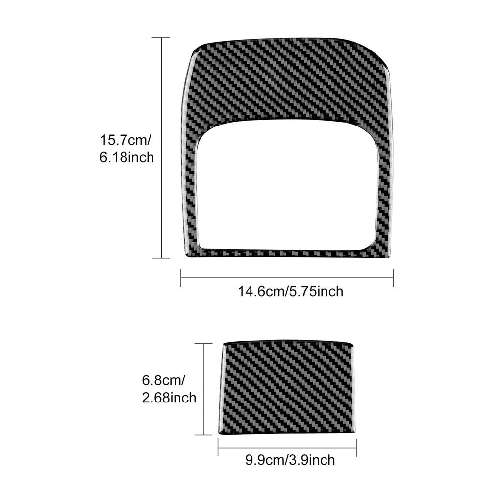 AIRSPEED Toyota Supra GR A90 A91 MK5 Exclusive Real Hard Carbon Fiber Accessory Parts Car Storage Box Switch Decoration Frame Sticker Stylish Decal