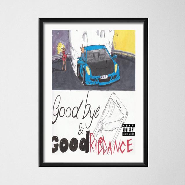 Juice Wrld Death Race For Love музыкальные постеры и принты, холст, живопись, настенные панно для гостиной, поп-украшение, домашний декор