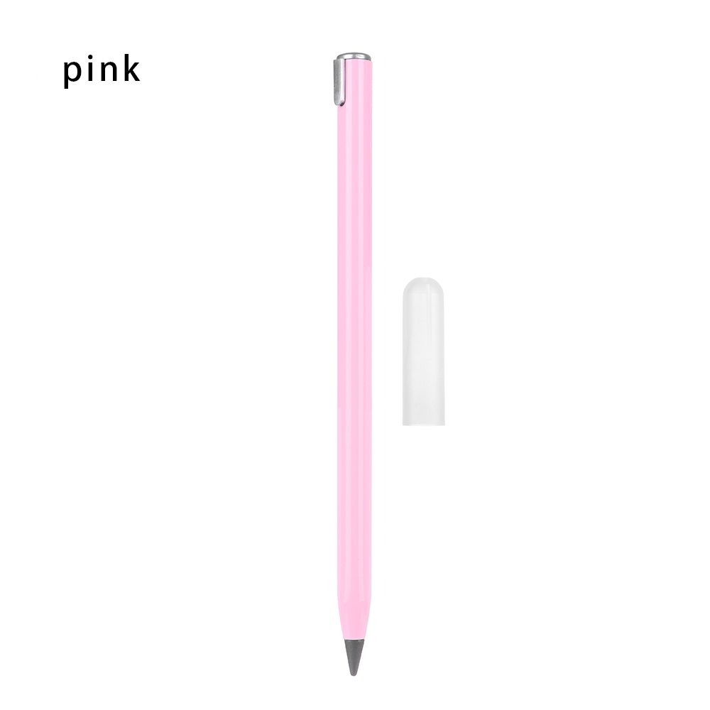 Подарочный многоцветный металлический держатель для ручек, не грязный, без чернил, неограниченное количество чернил, карандаш HB Eternal, бесчернильная ручка