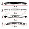 OLV5 4pcs Aluminum Car Wheel Hub Badge Tire Rim Sticker Decor Accessorie For Mercedes Benz E C G M R S Class W204 W212 GLC AMG 4MATIC