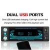 Автомагнитола 1 Din MP3-плеер Автомобильный мультимедийный стереоплейер Автомобильный FM-приемник с AUX-входом