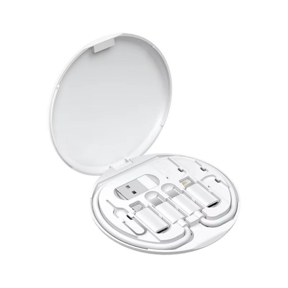 60 Вт Многофункциональный кабель-адаптер для зарядки USB Type C to C Комплект для преобразования USB C в Lightning USB A и Type C в Micro/Type C