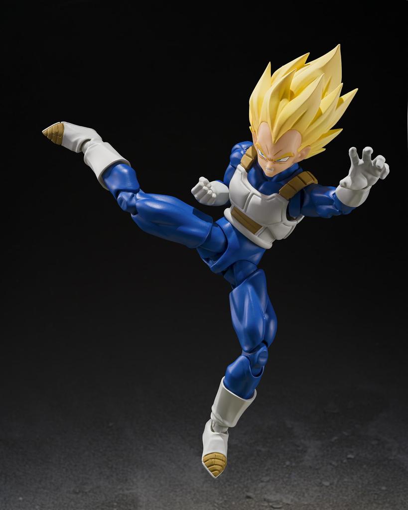TAMASHII NATIONS Dragon Ball Z Super Saiyan Vegeta 135mm PVC ABS Painted Action Figure S.H.Figuarts <Dangerous Pride> Approx. &