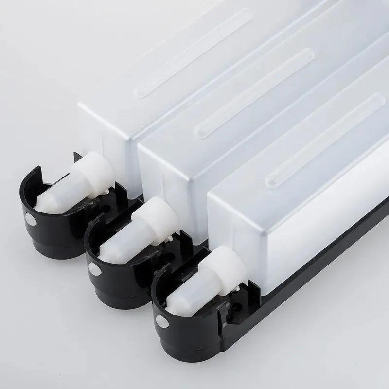 Wall Mounted Soap Dispenser Manual Press Soap Box Hand Sanitizer Bottle Large Capacity Shampoo Shower Gel Bottles Container