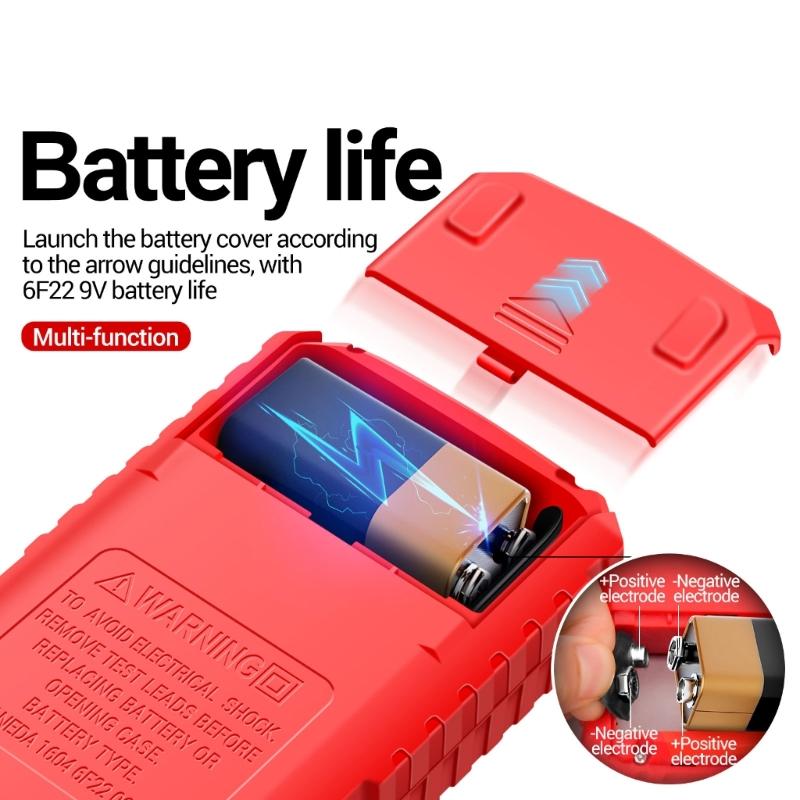 ANENG Мультиметр Тестер для Измерения Напряжения Сопротивления Проверки Диодов Питание от Батареи(Не включено)