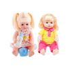 Realistic Silicone Baby Doll Vinyl Lifelike Baby Girl in Pink Floral Dress