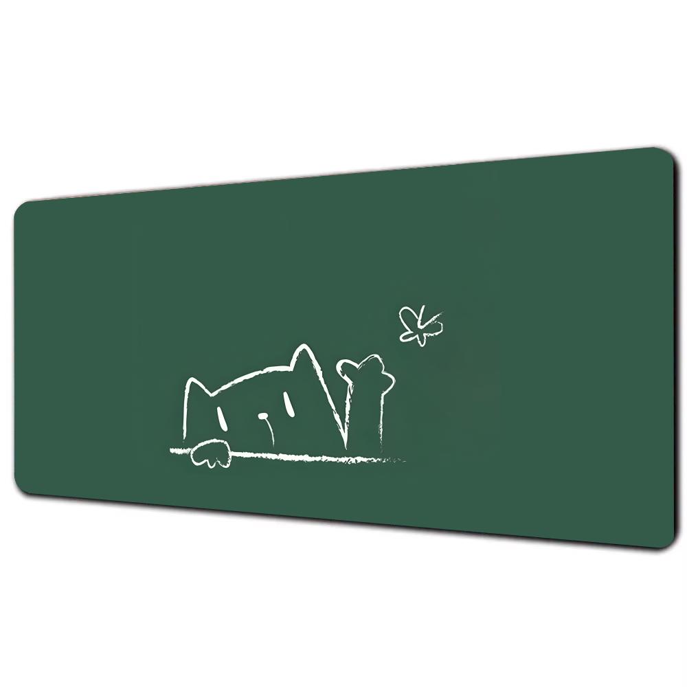 Kawaii Cat Mouse Pad Desk Mat With Stitched Edge Rubber AntiSlip Gaming Mat Keyboard Mouse Pads Office Carpet Table Mats