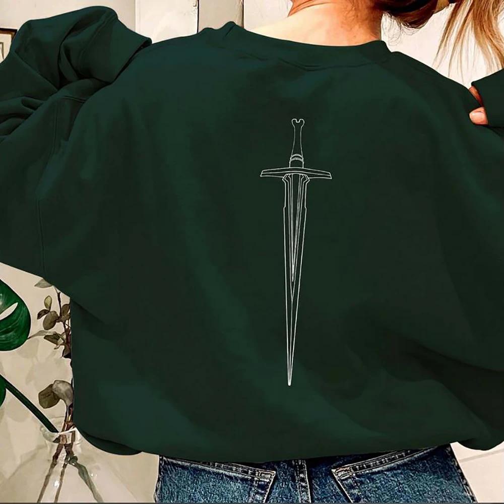 Толстовка Love Is A Dagger Loki and Lady Loki Shirt Loki Dagger Sweatshirt Women Long Sleeve Casual Pullover Sweeper
