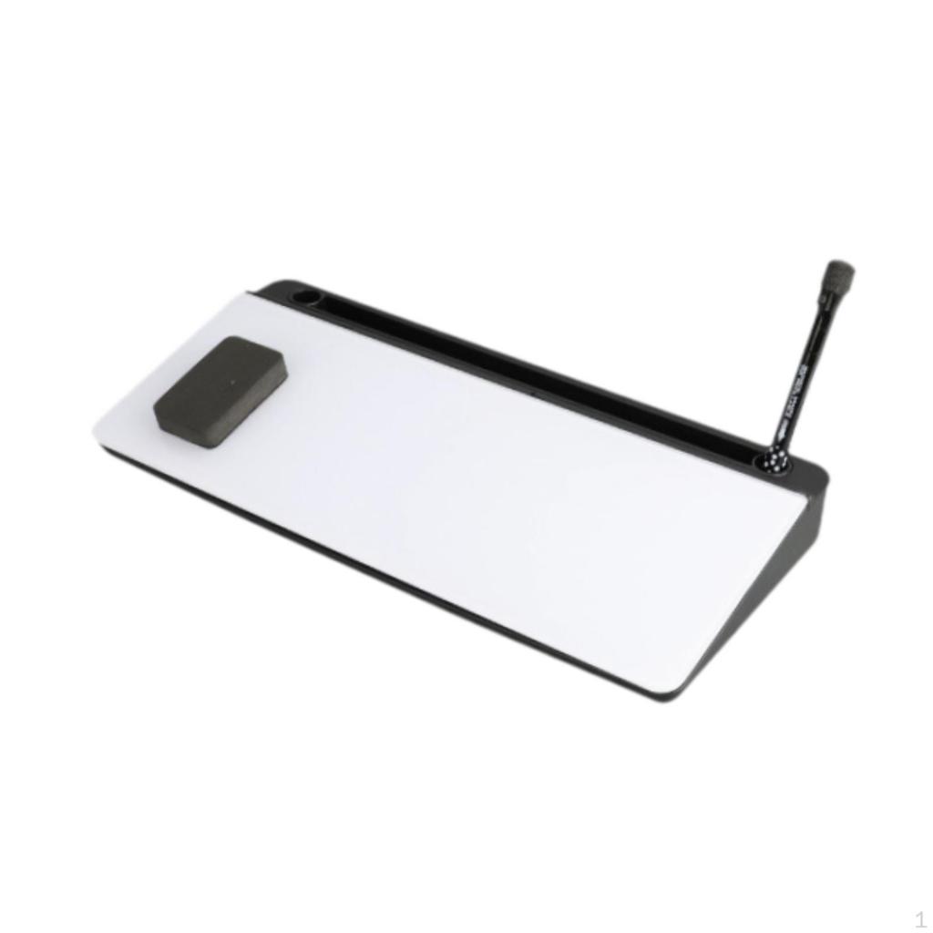 Стеклянная доска для заметок, Органайзер для стола, Настольный органайзер с ящиком, Белая доска для сухого стирания, Компьютерная клавиатура