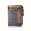High Quality Men's Wallet Nubuck Leather Blocking Multi Luxury Designer Money Clip Card Holder Slot 3 FoldPurse