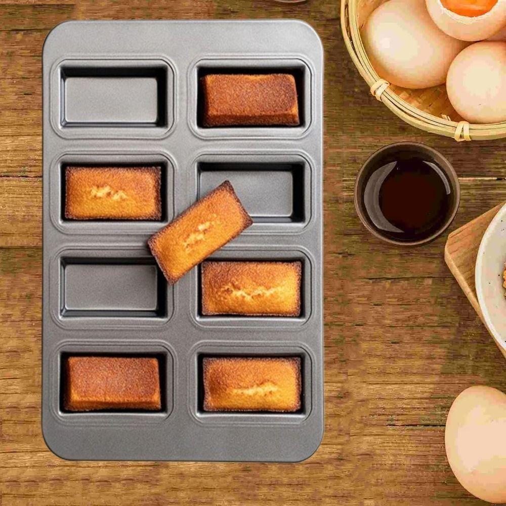 Creative Mini Muffin Baking Tray 8 Slots Baking Pan Mold Toast Cake Tray Pastry Utensil