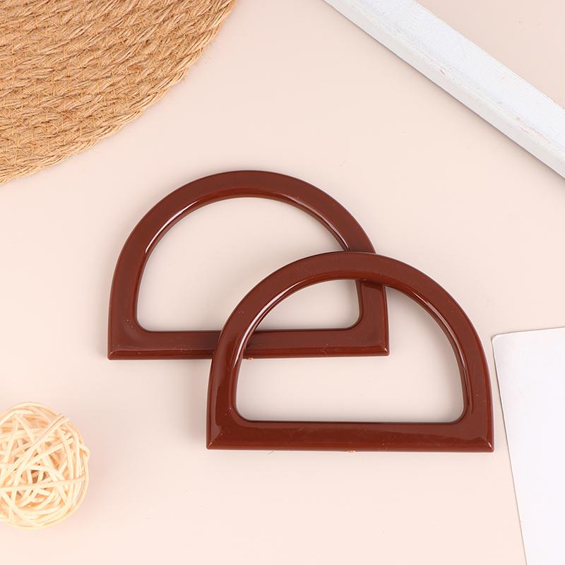 1 пара круглых D-образных ручек для сумки, металлическое кольцо, сменные ручки для сумки, кошелек «сделай сам», аксессуары ручной работы для багажа