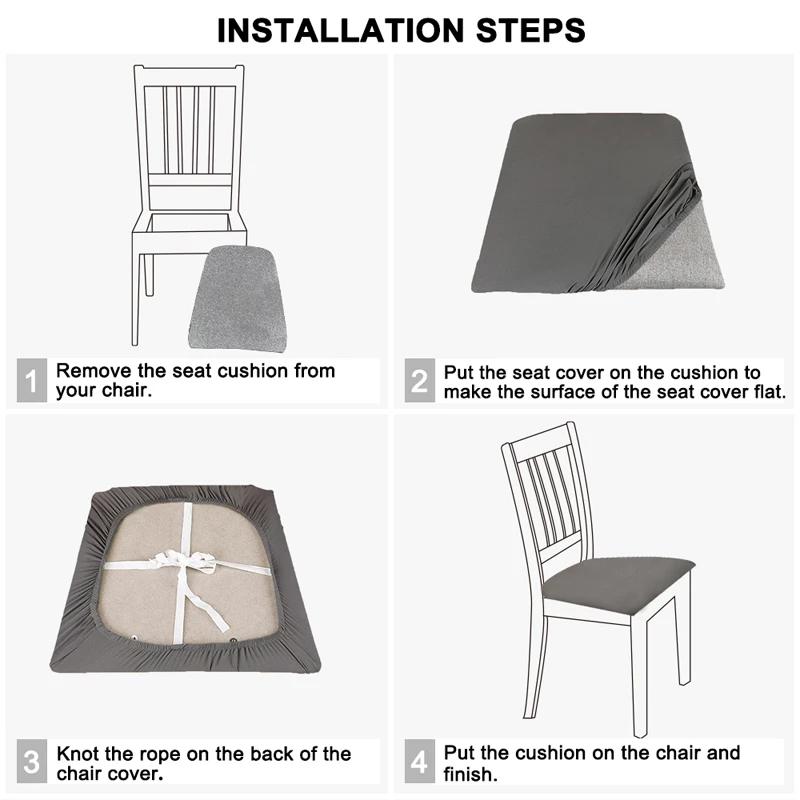 Мягкие чехлы на сиденья из бархатной ткани, эластичные моющиеся чехлы на обеденный стул из спандекса, чехлы для дома, отеля, банкета, гостиной
