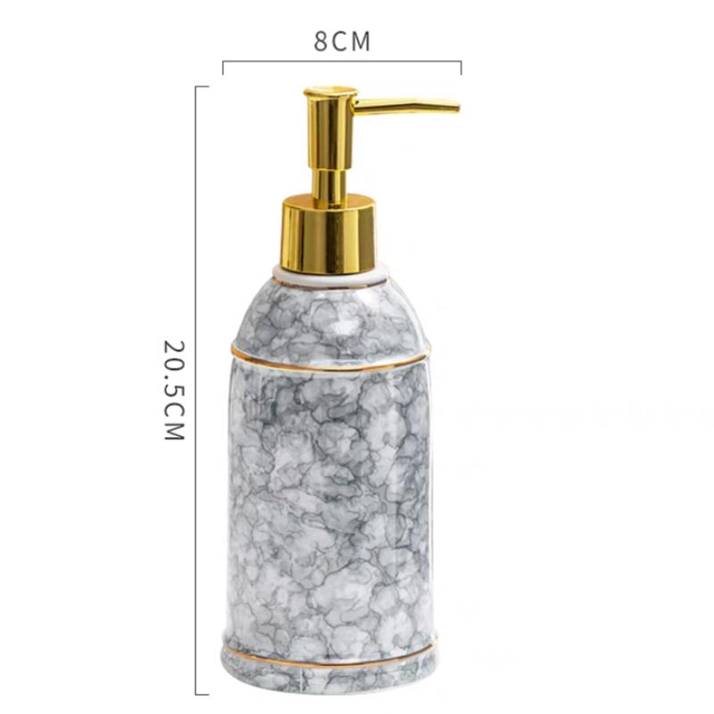 Керамическая бутылка для жидкого мыла Дозатор для мыла Контейнер для мыла Насос для мыла Дозатор для мыла Заправляемая бутылка для мыла