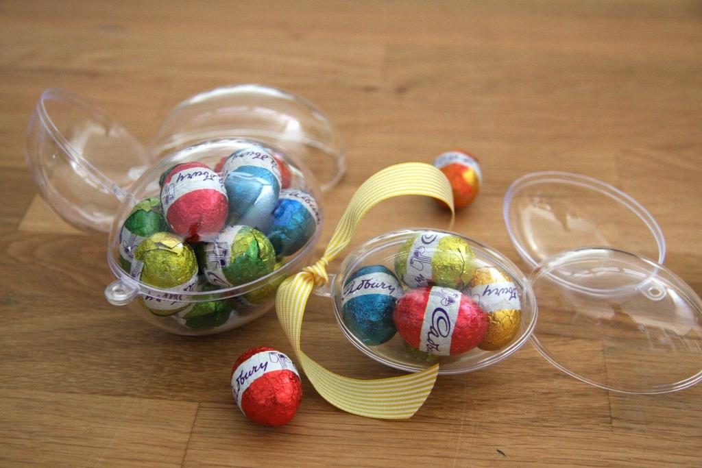 TG60440 Acrylic egg, plastic egg 16cm, for decorating, Easter decorations