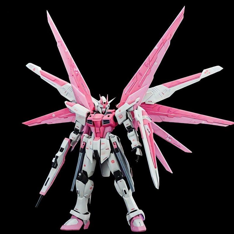 SUPA FM1/100 Statue Freedom Sakura Pink Colorway Shanghai Mech Assembly Model Kit Action Figures Desktop Ornament Boy Puzzle Toy