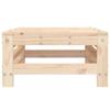VidaXL Repose-pied de Jardin, Siège avec Cadre en Bois, Table Basse, Tabouret de Terrasse Patio Balcon Extérieur, Bois de 825618