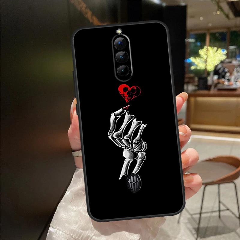 Aesthetics Skeleton Phone Case For ZTE Nubia Red Magic 9 Pro Plus 6 7 8 Pro 6S 7S 8S Pro Plus 5G 5S 6R Cover