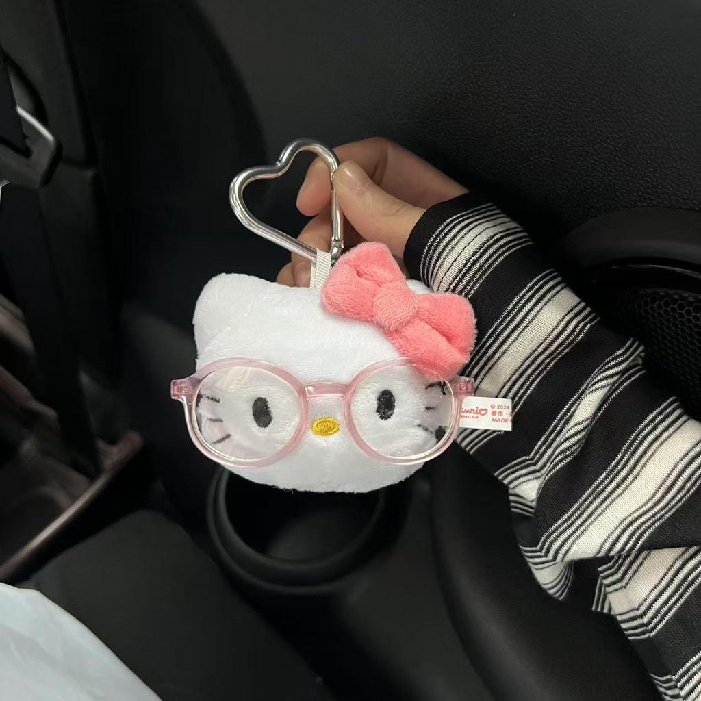 Санрио 8 см Плюшевая Брелок Hello Kitty Милый Кот Мультяшный Подвеска Мягкая Кукла Подарок Девочке на День Рождения Украшение для Машины Сумки Рождественский Подарок