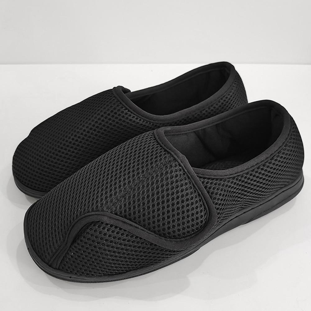 Женские и мужские диабетические туфли с регулируемой застежкой для отечных ног