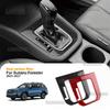 Настоящая мягкая карбоновая наклейка для Subaru Forester 2025 2026 2027 LHD RHD Панель переключения передач автомобиля Наклейка на интерьер Аксессуары.