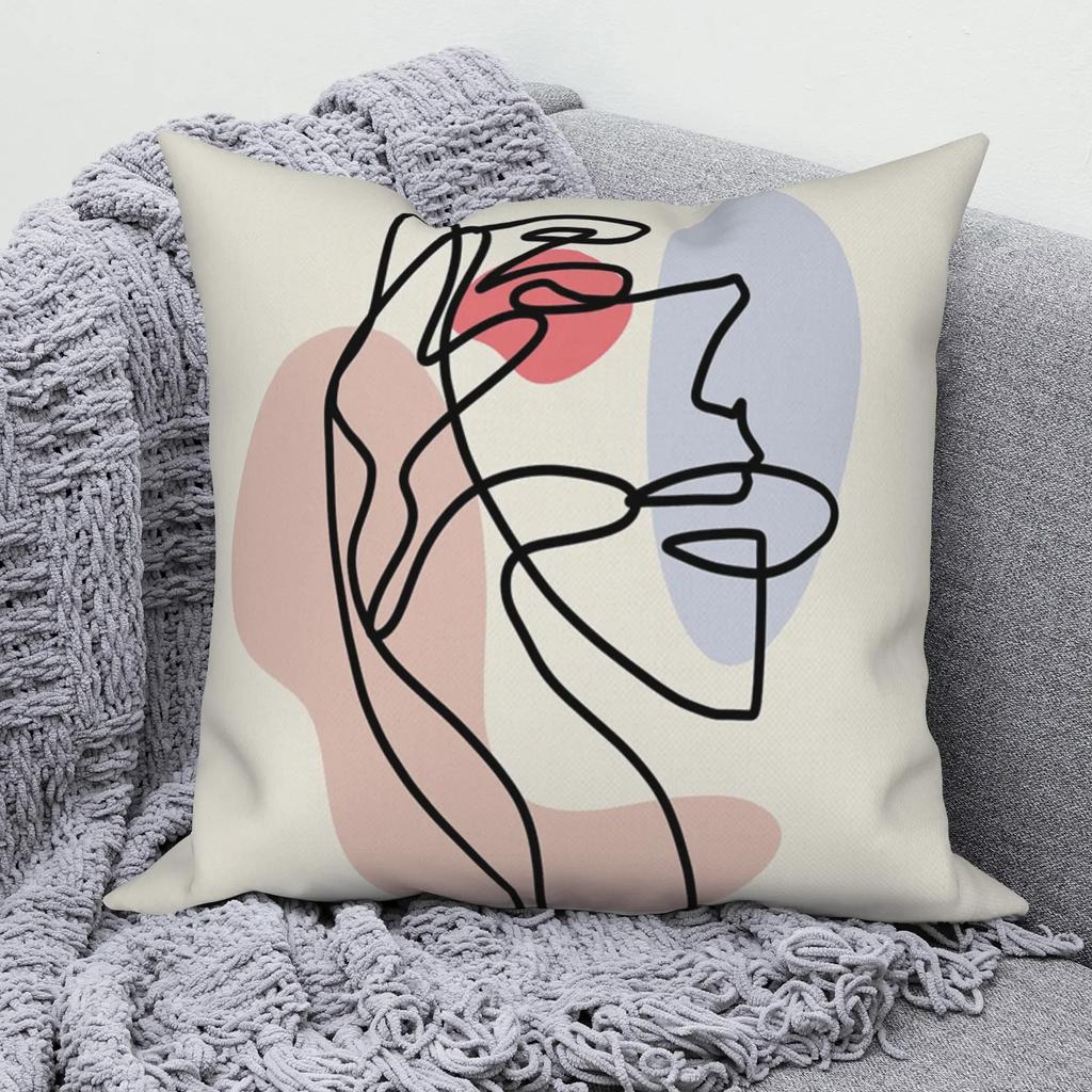 Линия Абстрактная Наволочка Чехол для Подушки Дивана Современный Простой Скандинавский Декоративный Домашний Накидной