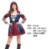Halloween Costume Jack Pirate Captain Performance Costume Pirates of the Caribbean Suit Women's Adult Pirate Costume