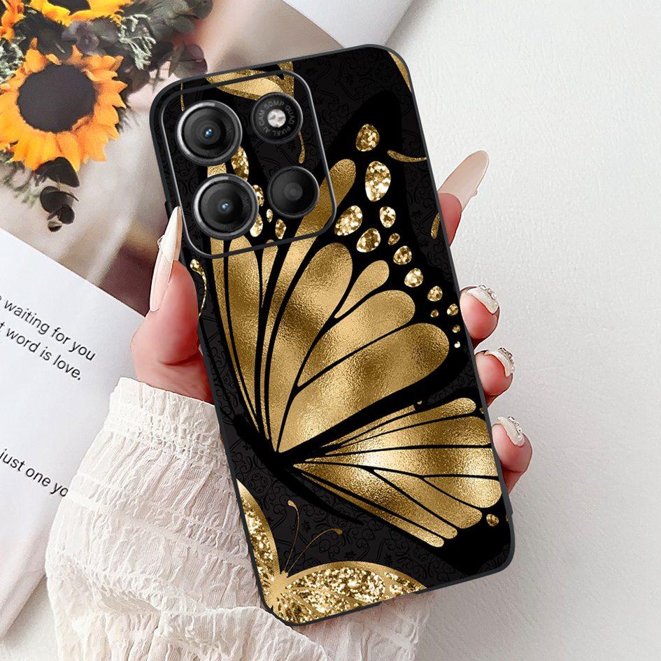 Силиконовый чехол для Motorola Moto G15 G75 2024 Cover Милый Панда Лев Ударопрочный ТПУ Чехлы для телефона Для MotoG15 MotoG75 G 75 G 15 Etui