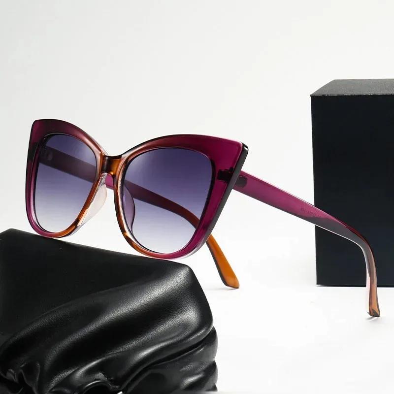 Солнцезащитные очки «кошачий глаз» женские  Роскошный бренд Винтажные очки женские Ретро солнцезащитные очки «кошачий глаз» для женщин Lentes  Mujer