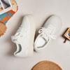 Little White Shoes Women's Niche High Value 2025 Autumn and Winter New Versatile Shoes Retro Hong Kong Style Flat Baseplate Shoes Tide