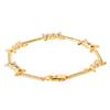 Hip Hop Miami Curb Bling Bling Bracelets Rhinestone Brass Crystal Cuban Thorn Bracelet Iced Out Women Fine Jewelry