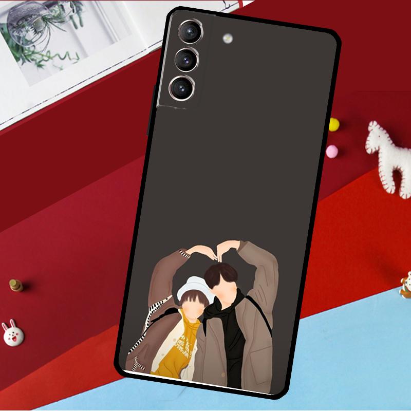Корейская дорама «Всё в порядке, если ты не в порядке» Чехол для Samsung Galaxy S25 S23 S22 S20 S24 Ultra S9 S10 Plus S21 FE S25 FE Чехол для телефона