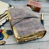 Leather Journal Vintage Leather Bound Journal Handmade Antique Deckle Edge Paper Leather Sketchbook Book