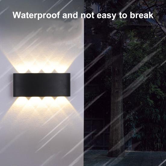 Светодиодный настенный светильник высокой яркости IP64, водостойкий, нержавеющий, простая установка, уличный настенный светильник для коридора