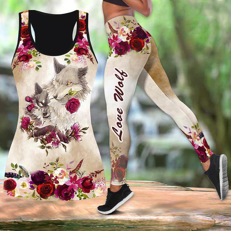 Костюм для йоги с принтом Rose Fox для женщин, модные леггинсы для тренировок, фитнес-спорта, повседневные штаны для йоги