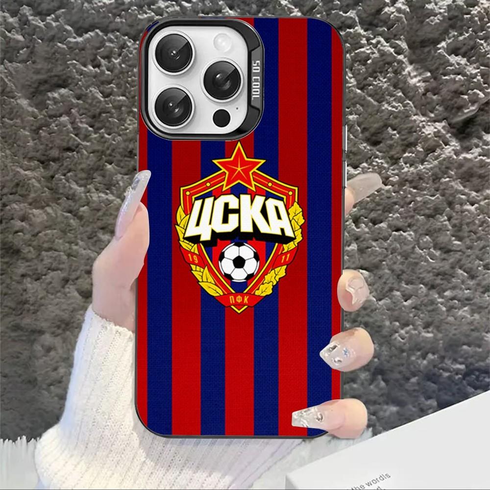 Hot Russia PFC CSKA Moscow Phone Case For IPhone 16 15 14 13 12 11 Pro Max X XR XSMAX 8 7 Plus Matte Shockproof Back Cover
