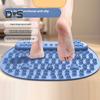 Foot Massager Mat with Roller Feet Pain Relief Pressure Point Pad Foot Relaxation Reflexology Pad Non-slip Ergonomic Acupressure Mat Massage Tool