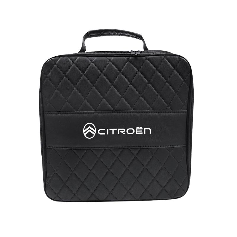 Electric Car Charger Storage Bag Charging Cable Handled Bag For Citroen C3 C5 AIRCROSS C5X C4 e-C4 X e-C3 Berlingo C-Elysee C1