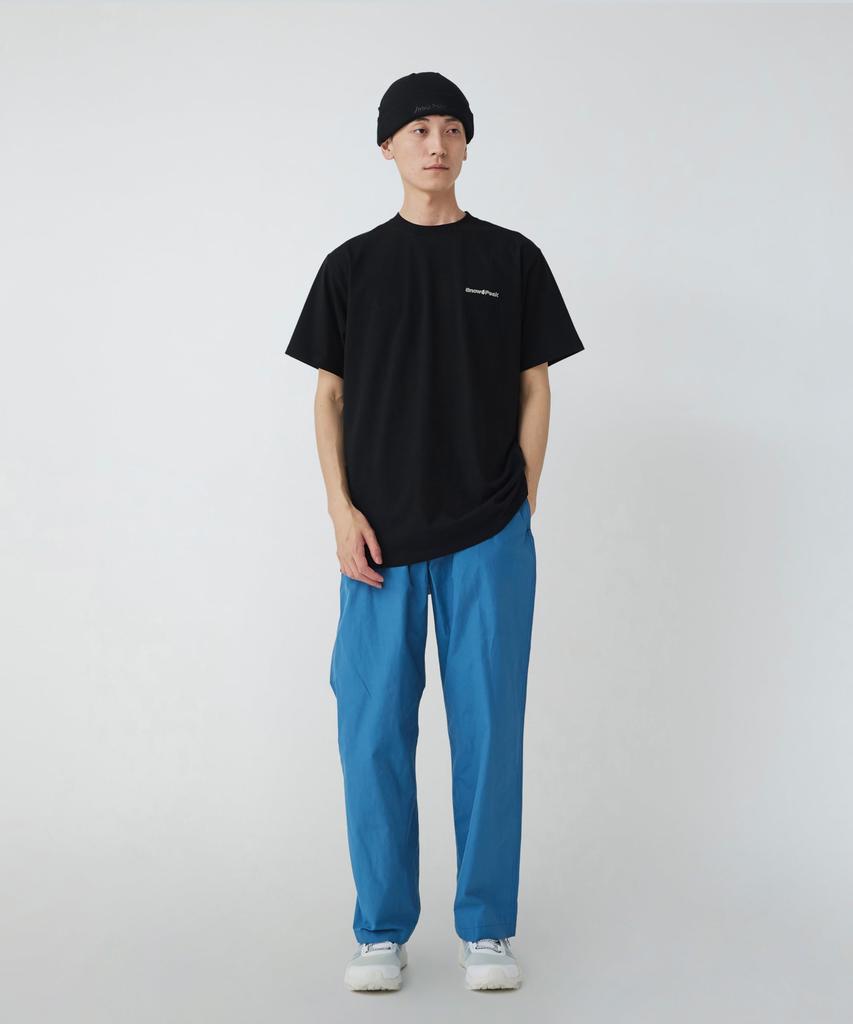 Snow Peak Warm Oneself T-Shirt, Size XL, Black, TS-25SU104, Perfect for Festivals, Camping, and Outdoor Activities