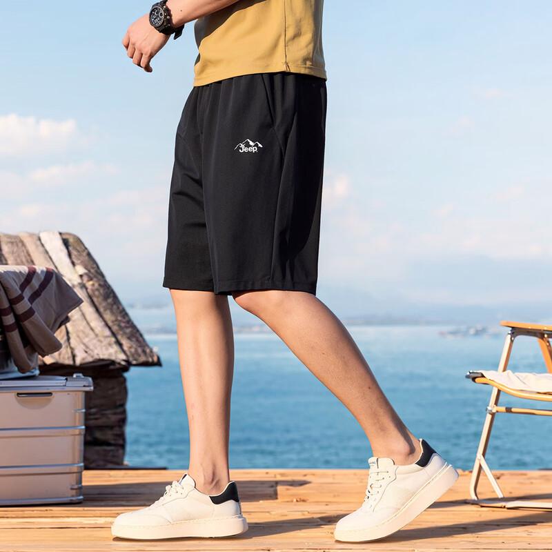 JEEP Men's Summer Relaxed Fit Athletic Shorts
