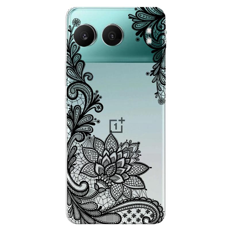 Для Oneplus nord 4 5G Чехол Цветок Прозрачный ТПУ Мягкий Прозрачный Силиконовый Задние Чехлы для Телефона OnePlus Nord 4 CPH2663 Coque