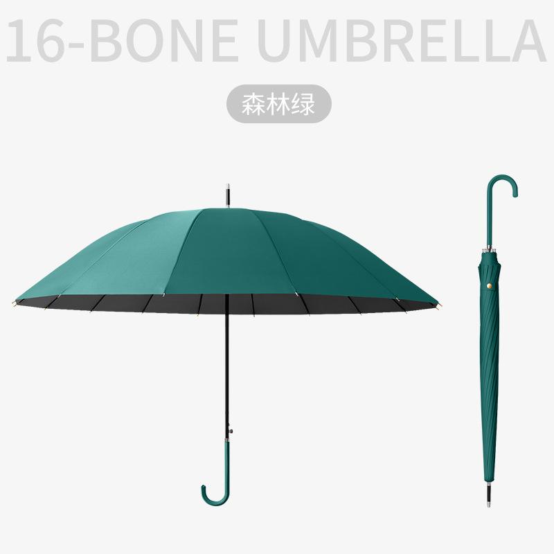 Зонт 16 костей зонт с длинной ручкой, литературный маленький свежий прямой зонт с рисунком