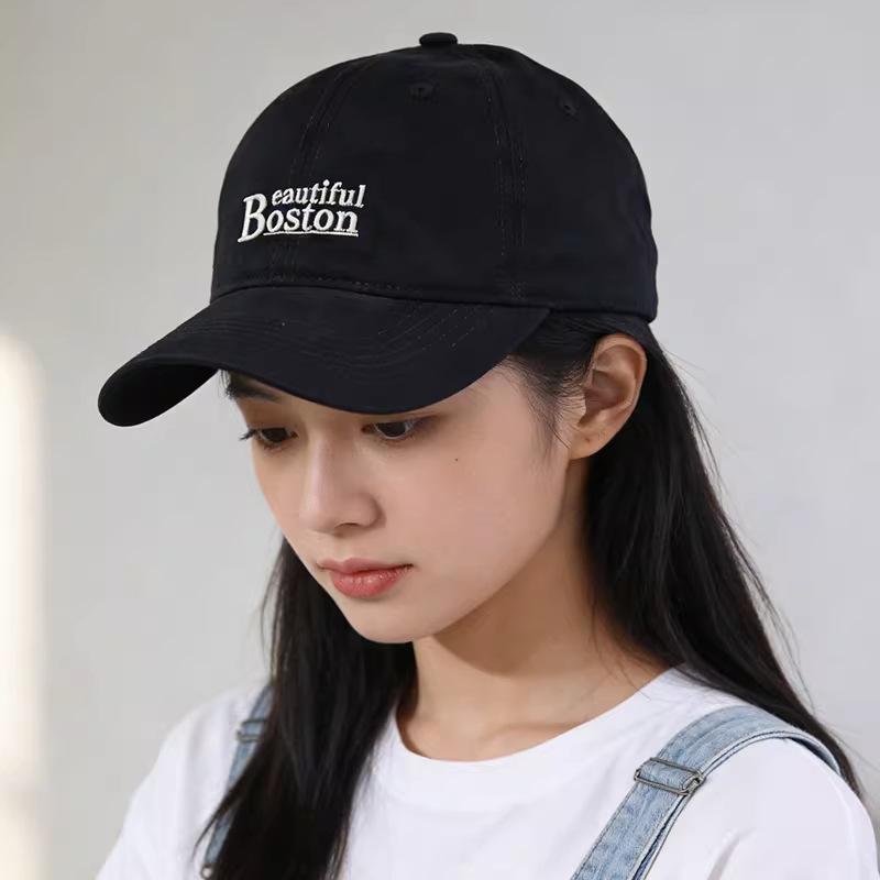 Fashion Hat big head circumference trendy brand letter baseball cap Korean version face small cap new men's and women's sun hats versatile