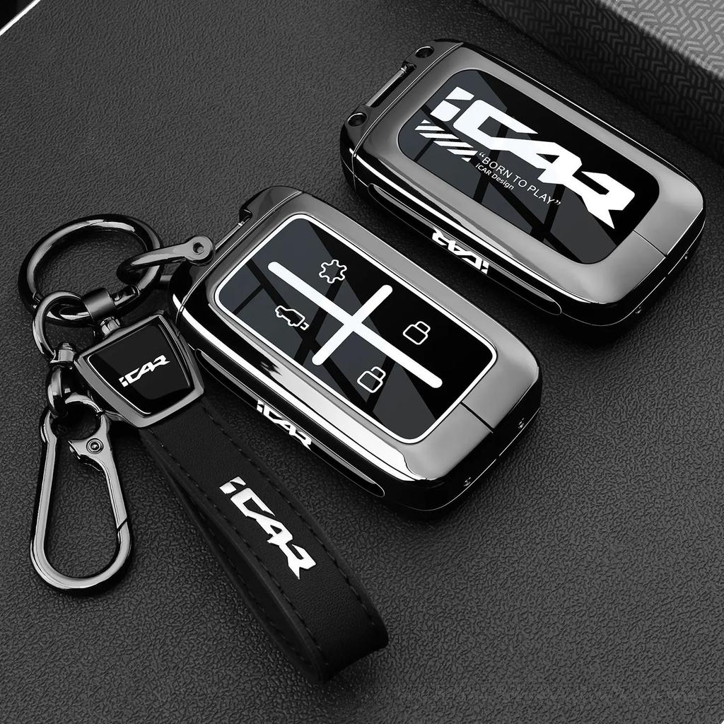 Для Chery ICAR V27 ICAUR 2026 Чехол для брелока Smart Card Ключница с брелоком Защитный чехол для мужчин Женщин Аксессуары