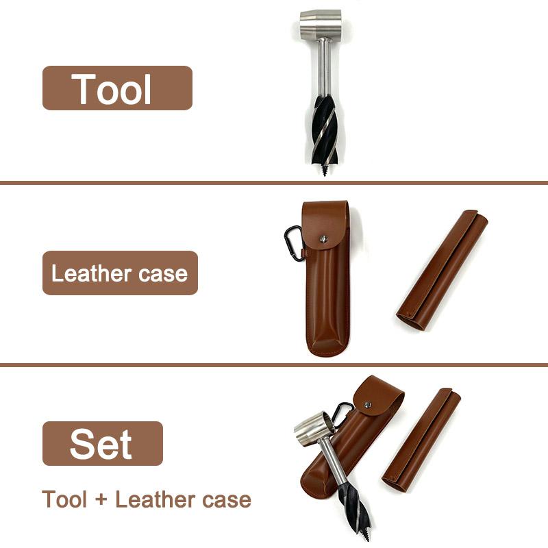Outdoor Survival Manual 1set Auger Hand Drill Survival Gear Tool Outdoor Sports Jungle Camping Accessories Zh